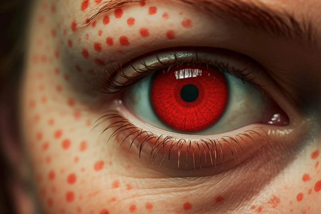 Czerwone kropki na ciele: przyczyny i porady
